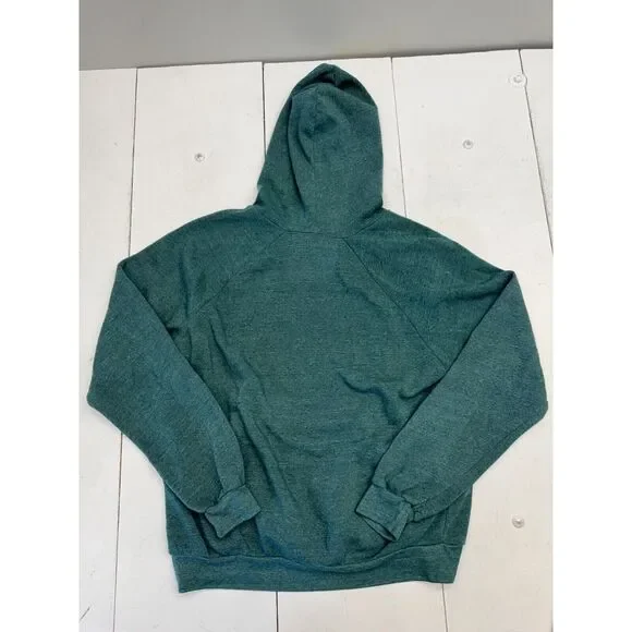 Majestic Green Philadelphia Eagles Tri Pocket Pullover Hoodie Womens Size Large Hats